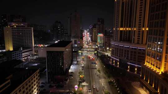 中山石岐繁华夜景