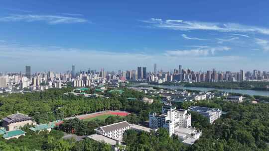 武汉大学武昌区大景航拍