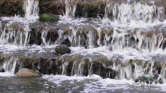 小瀑布 水景观 水花