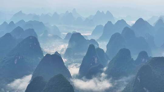 桂林山水 桂林风光 桂林航拍 风光风景