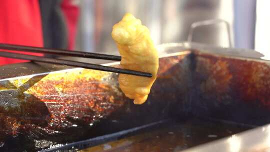 油条 炸油条 面食 油炸 早餐 面