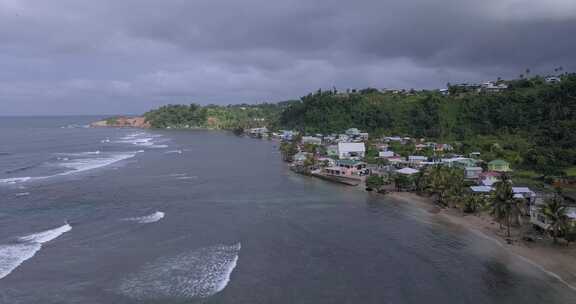 海岛上的村庄