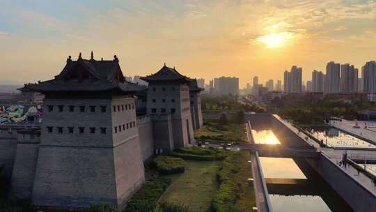 清晨的大同古城【13组镜头】