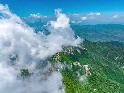 河北保定太行山脉云海翻腾，御3拍摄延时