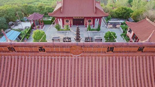 生态环境人文建筑山顶寺庙