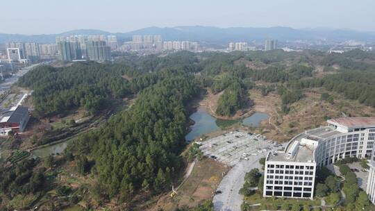 大气自然风景湖南怀化岩门生态公园