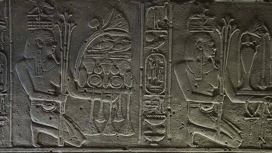 埃及神庙中的浮雕
