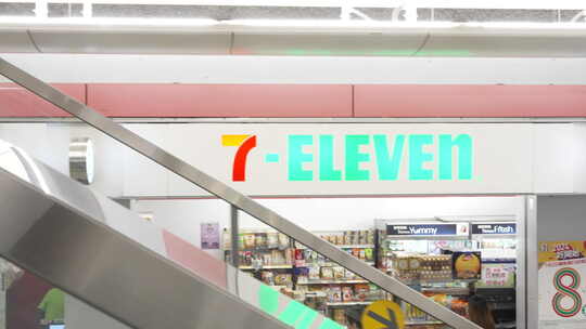 香港7-eleven便利店视频素材模板下载