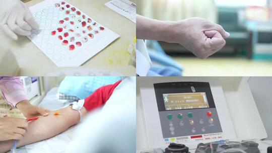 献血输血视频素材模板下载