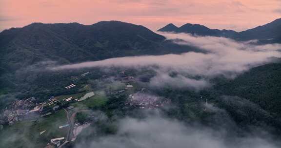 【正版素材】云浮市日出云海航拍