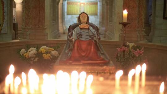 圣母安眠堂的圣母之墓视频素材模板下载