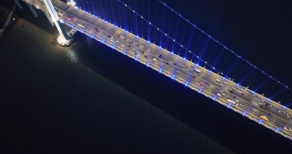 广东省广州南沙大桥航拍
