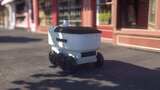 智能配送机器人行驶-2高清在线视频素材下载