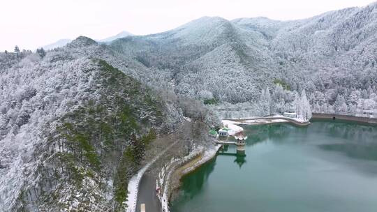 江西九江庐山风景区冬季雪景风光