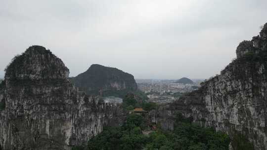 桂林南溪山4A景区航拍