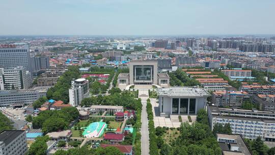 航拍湖北孝感中心医院