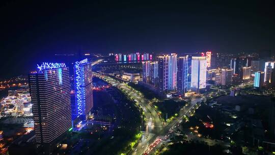 胶南夜景亮化西海岸夜景