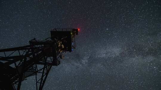 星空银河夜晚天文自然美景夜晚繁星