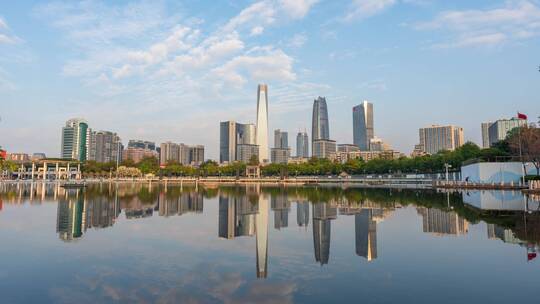 广东省东莞市城市风光延时