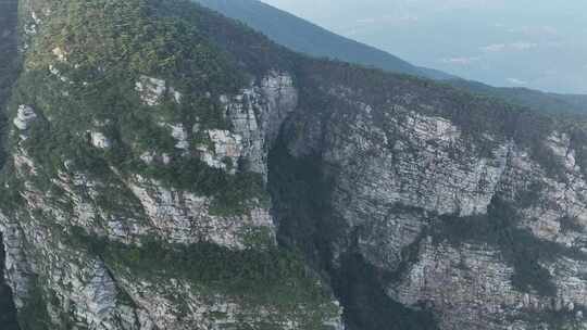 庐山风景区山峰岩石航拍山脉山丘山岭山陵