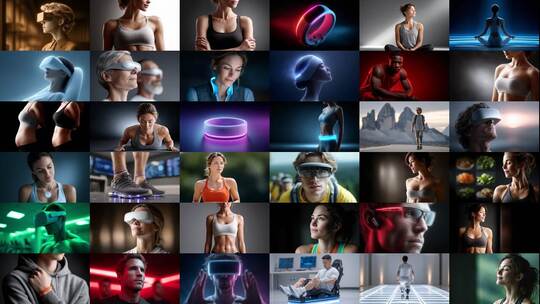 智能穿戴开启健康未来(前119S为快速预览)高清在线视频素材下载