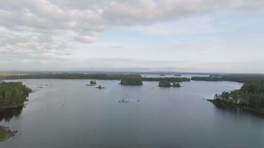 瑞典，森林，湖泊，河流