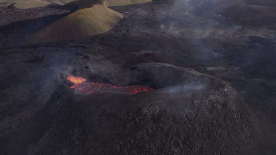 火山，喷发，熔岩，沸腾