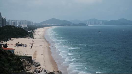 海景海岸线4k素材