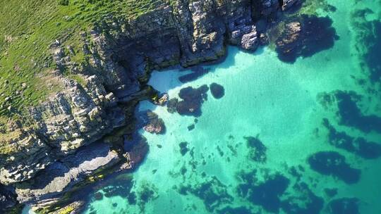 4K海岸海滩沙滩海洋度假风景海岛