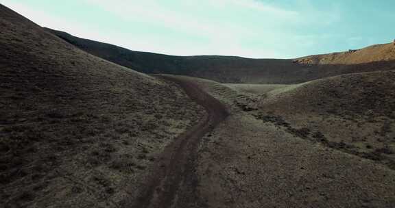 马蹄山火山航拍