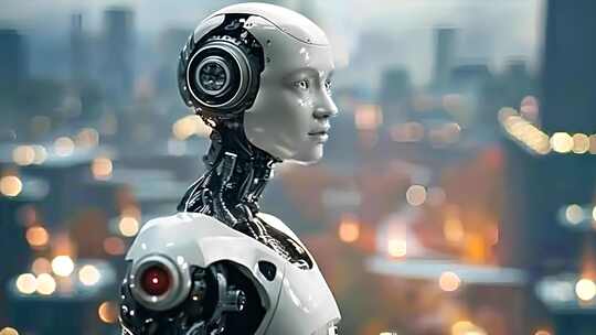人型人工智能机器人ai素材原创