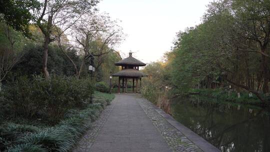 杭州西湖十景茅家埠水乡风景