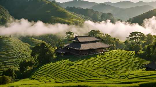 高山云雾茶园绿茶