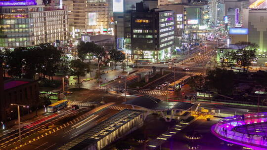 名古屋城市交通视频素材模板下载