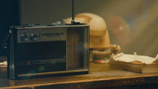 老物件老式收音机古董