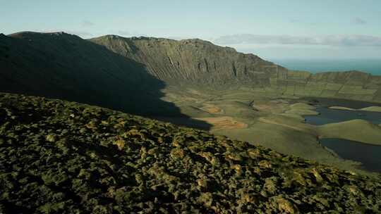 Corvo Island，亚速尔群岛，葡