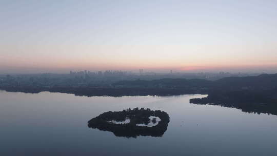 西湖 雷峰塔 晨曦 风景