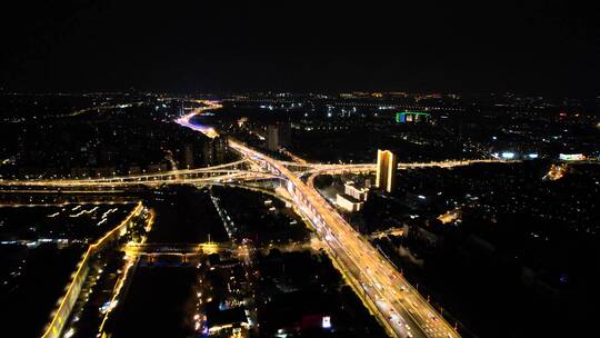 双桥门立交夜景合集