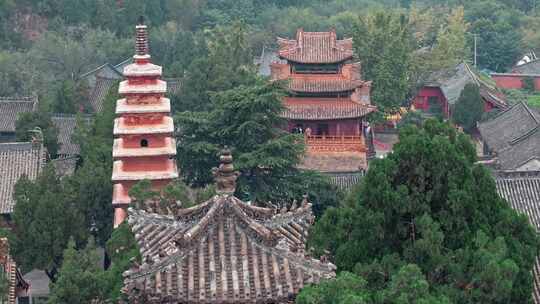 航拍平顶山汝州风穴寺