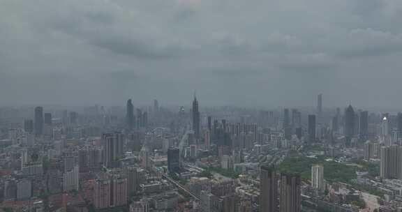 武汉长江城市地标航拍
