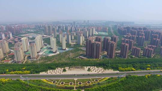 中新生态城 生态城航拍 生态城 天津生态城
