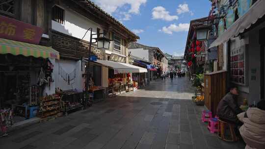 【正版素材】建水古城街道临安红河