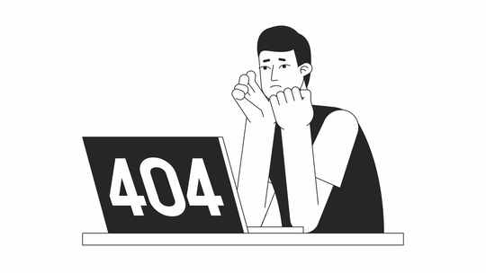 笔记本电脑挫折Bw 404动画