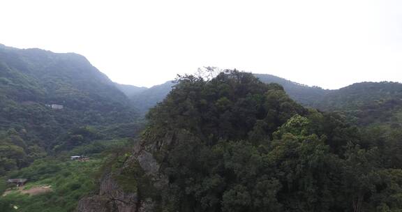 河源万绿湖风景区航拍