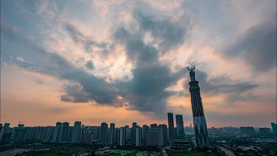 大气超高层建筑延时