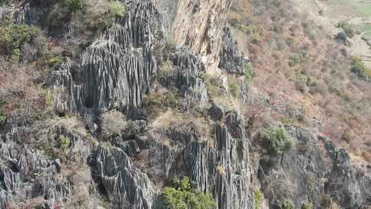 大理宾川观音箐悬空寺航拍