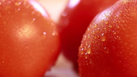 【镜头合集】特写切开的番茄西红柿
