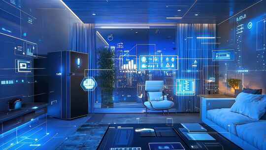 未来智能家居高科技 智慧生活智能家电语音