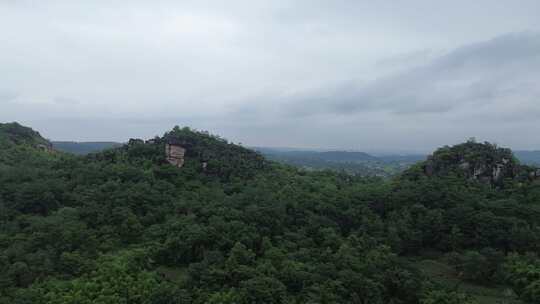 绵阳北川县城附近的山与大地