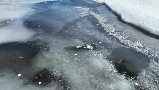 春暖河开冰河流水